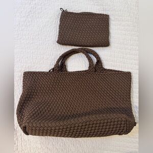 Naghedi St Barth’s Large Woven Tote Bag